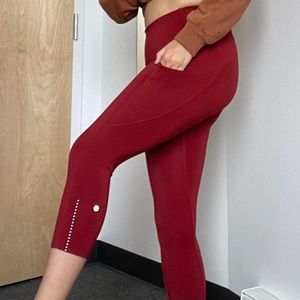 lululemon red leggings